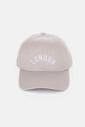 Zenana Embroidered City Baseball Cap - Hovatok