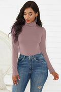 Turtleneck Long Sleeve Bodysuit - Hovatok
