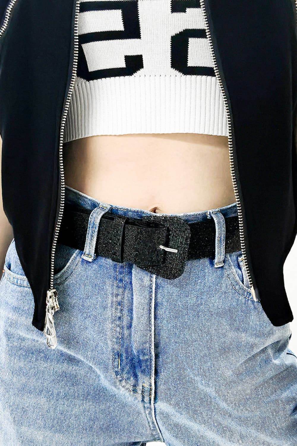 Glitter PU Leather Belt - Hovatok