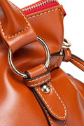PU Leather Handbag with Tassels - Hovatok