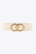 Zinc Alloy Buckle Elastic PU Belt - Hovatok