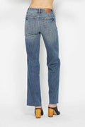 Judy Blue Full Size Tummy Control Straight Jeans - Hovatok