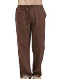Men's Full Size Drawsting Straight Leg Pants Plus Size - Hovatok