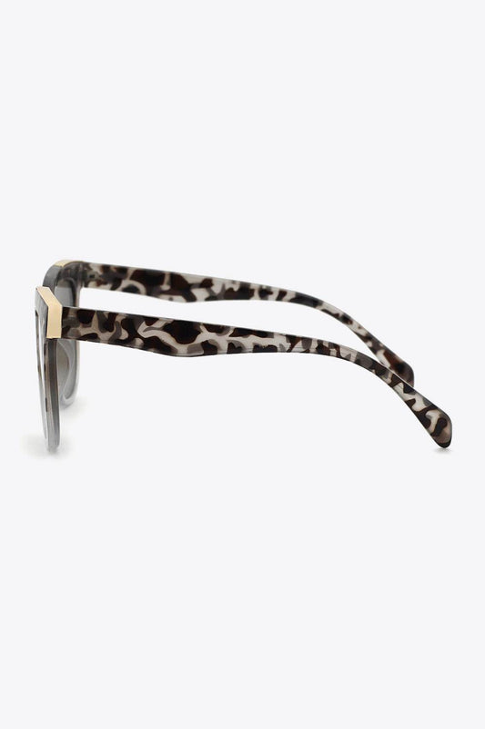 Tortoiseshell Polycarbonate Frame Full Rim Sunglasses - Hovatok