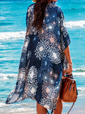 Lovelet Printed Open Front Cover-Up - Hovatok