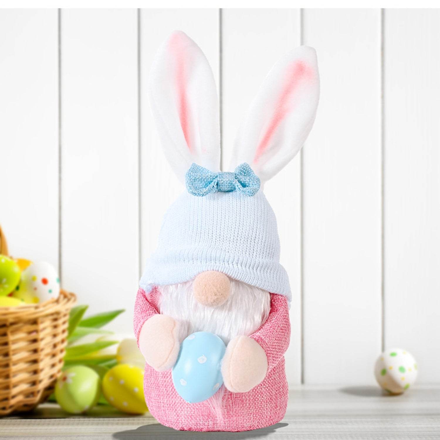 Easter Knitted Hat Faceless Doll - Hovatok