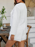 Devine Double Tied V-Neck Top and Shorts Set - Hovatok