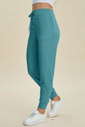 Basic Bae Full Size Air Scuba Drawstring High Waist Joggers - Hovatok
