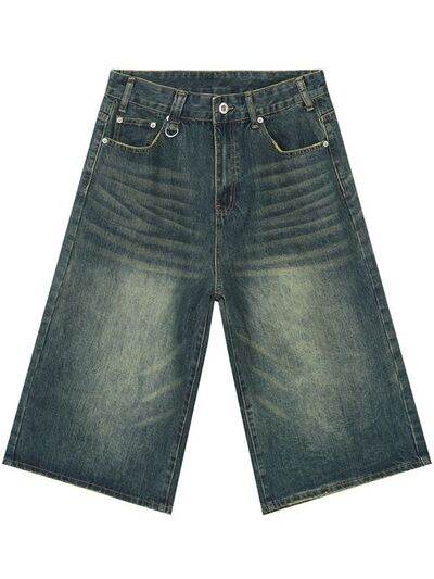 Wide Leg Cropped Jeans - Hovatok