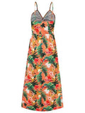 Twisted Printed V-Neck Cami Dress - Hovatok