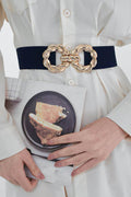 Zinc Alloy Buckle Elastic Belt - Hovatok