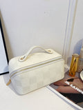 Texture PU Leather Cosmetic Bag - Hovatok
