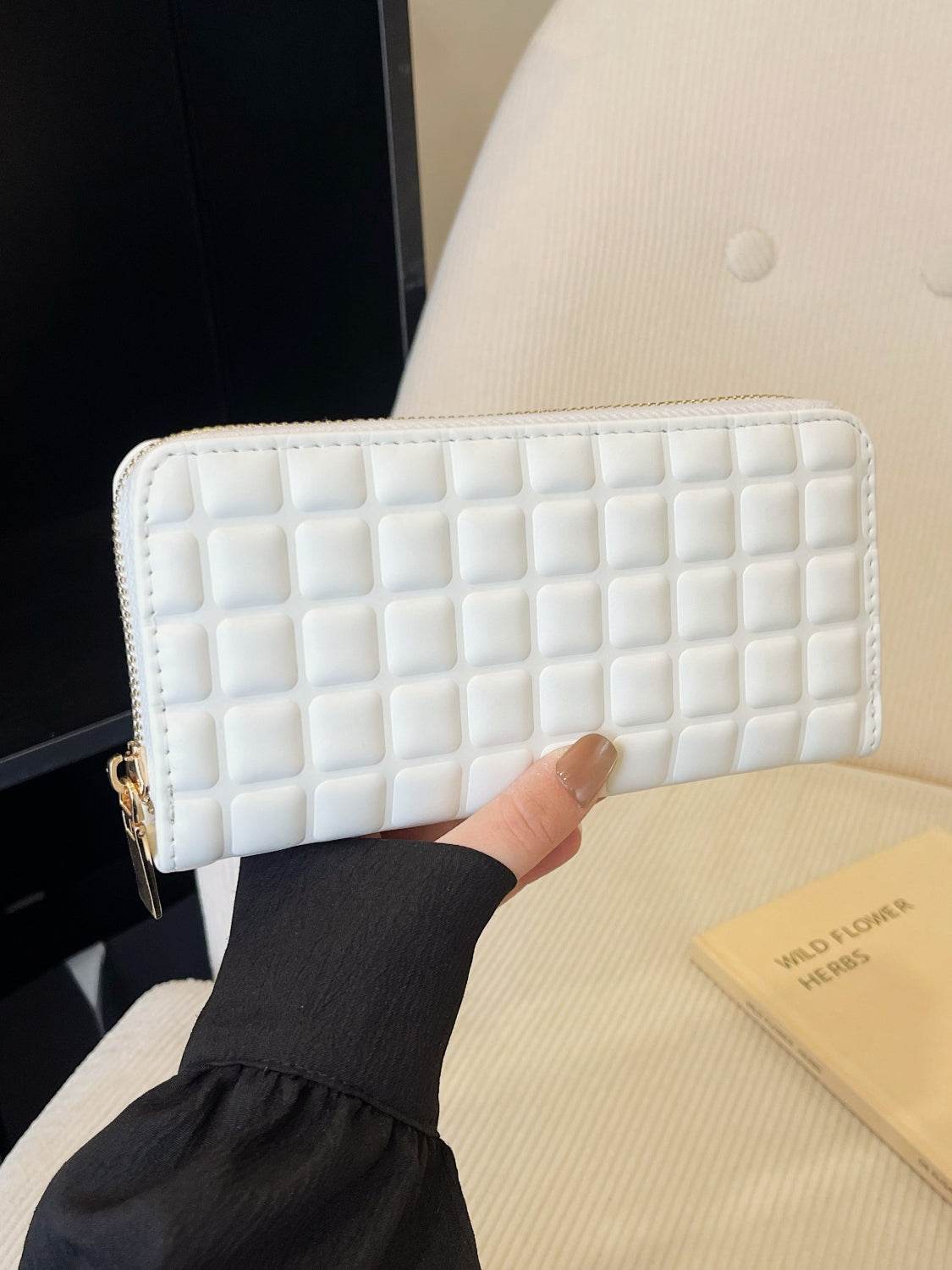 PU Leather Solid Color Wallet - Hovatok