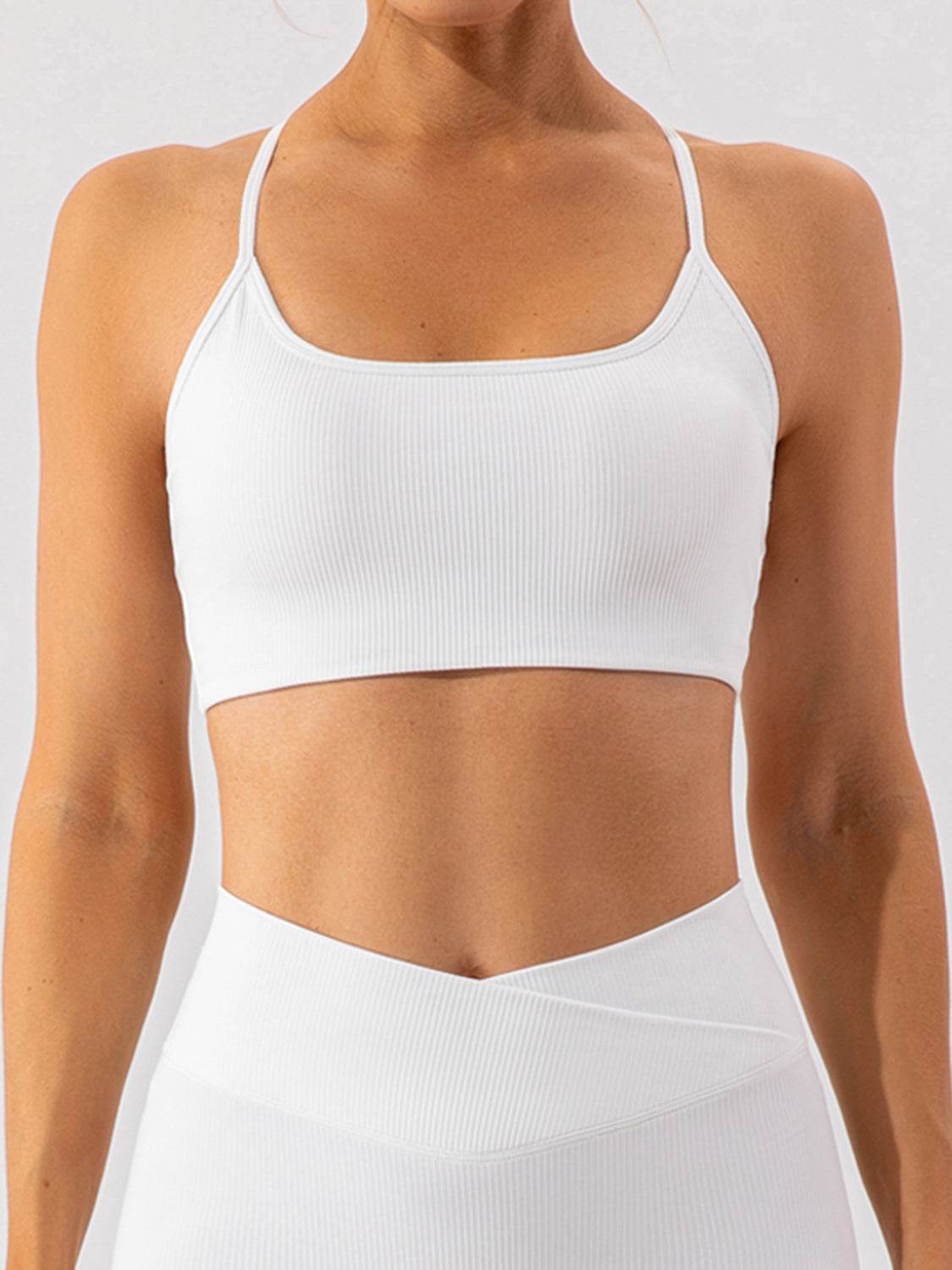 Spaghetti Strap Active Bra - Hovatok