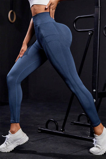 Wide Waistband High Waist Active Leggings - Hovatok