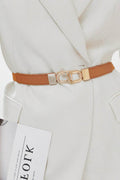 Geometric Double Buckle Elastic Belt - Hovatok