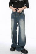 Wide Leg Jeans with Pockets - Hovatok