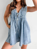 Tied Romper with Pockets - Hovatok