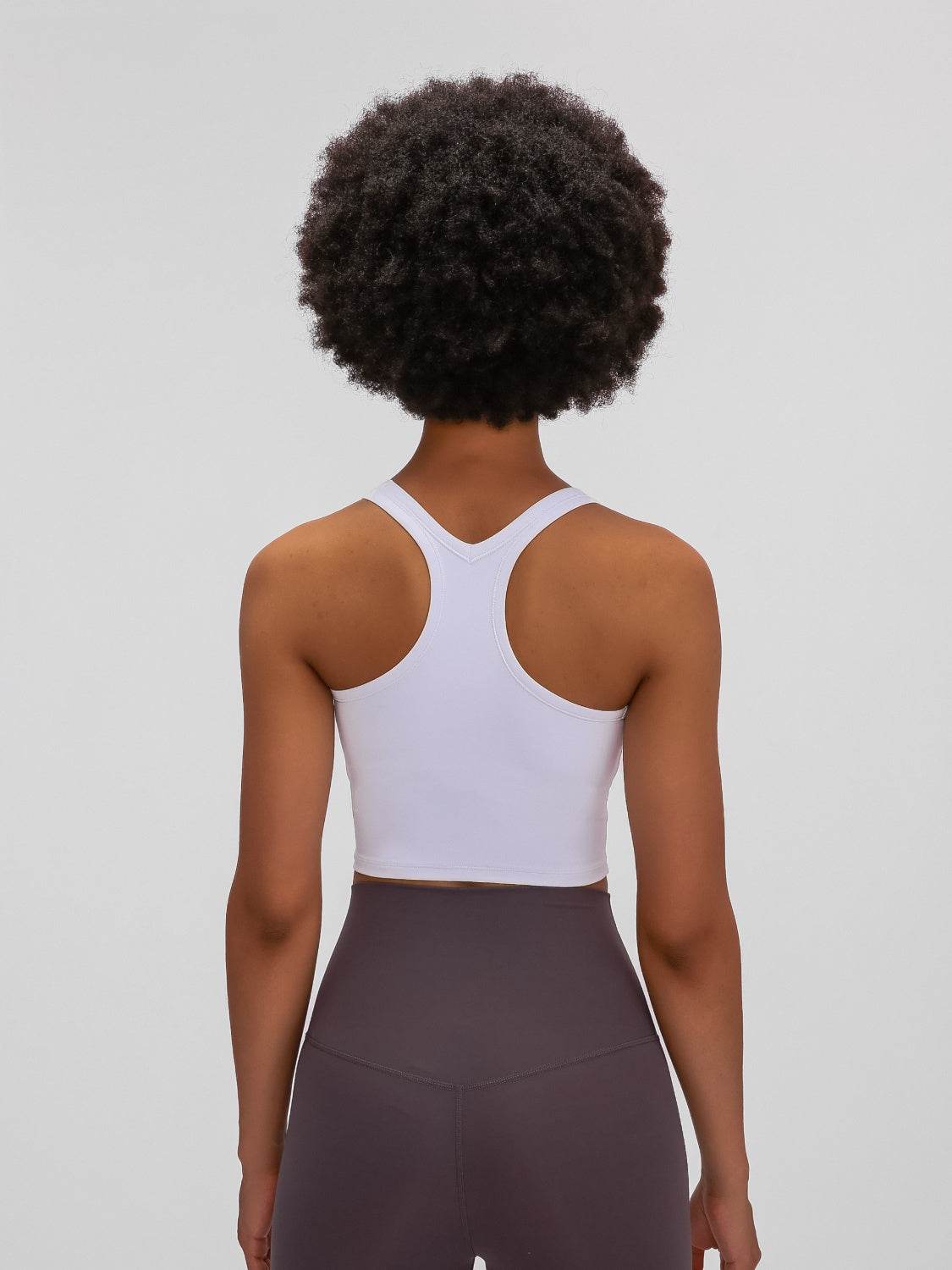Millennia Scoop Neck Active Tank with Detachable Chest Pads - Hovatok