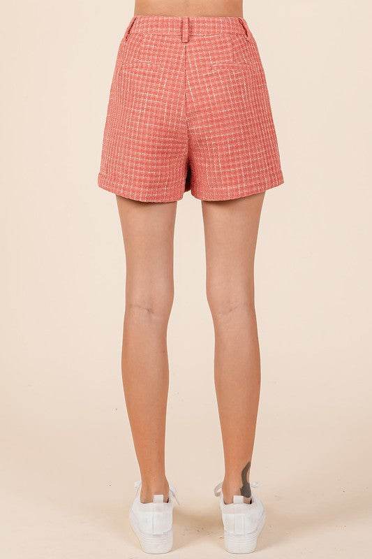Mittoshop Tweed Classic Shorts with Side Pockets - Hovatok