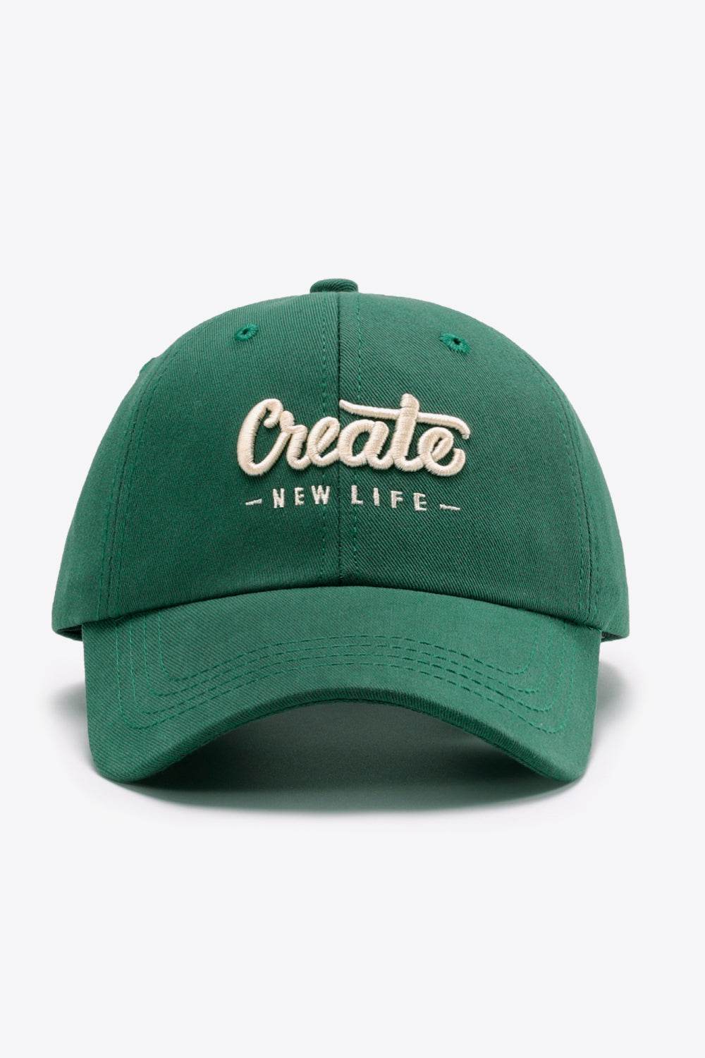 CREATE NEW LIFE Adjustable Cotton Baseball Cap - Hovatok