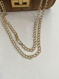 Solid Color Chain Shoulder Bag - Hovatok