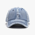 Raw Hem Cotton Baseball Cap - Hovatok