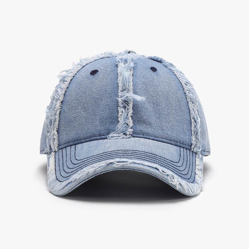 Raw Hem Cotton Baseball Cap - Hovatok