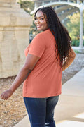 Basic Bae Bamboo Full Size V-Neck Short Sleeve T-Shirt - Hovatok