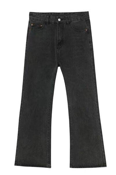 Mid Rise Jeans with Pockets - Hovatok