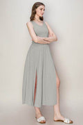 HYFVE Sleeveless Slit Midi Dress - Hovatok