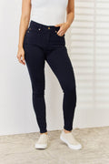 Judy Blue Full Size Garment Dyed Tummy Control Skinny Jeans - Hovatok