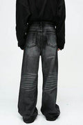 Wide Leg Jeans with Pockets - Hovatok