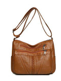 PU Leather Adjustable Strap Shoulder Bag - Hovatok