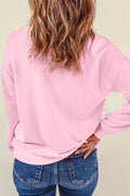 Nutcracker Graphic Round Neck Long Sleeve Sweatshirt - Hovatok