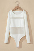 Round Neck Long Sleeve Bodysuit - Hovatok