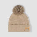 Thermal Bow Knit Hat with Pompom - Hovatok