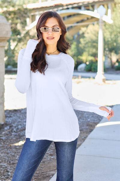 Basic Bae Full Size Round Neck Long Sleeve T-Shirt - Hovatok