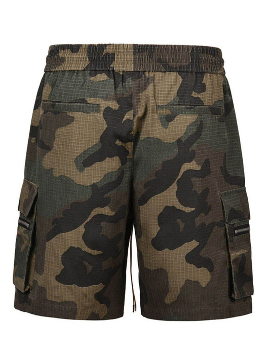 Men's Drawstring Camouflage Shorts - Hovatok