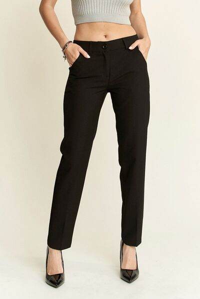 ADORA Zipper Skinny 2 Pockets Pants - Hovatok