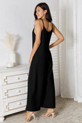 Basic Bae Full Size Spaghetti Strap V-Neck Jumpsuit - Hovatok