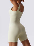 Basic Bae Ribbed Sleeveless Active Romper - Hovatok