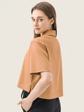 Millennia Half Button Short Sleeve Active T-Shirt - Hovatok