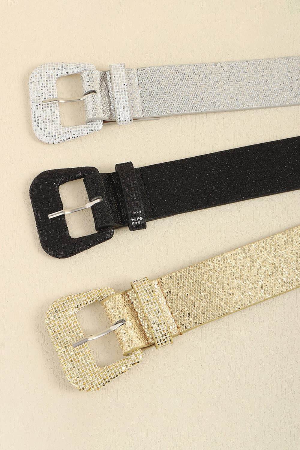 Glitter PU Leather Belt - Hovatok