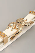 Double Buckle Elastic Belt - Hovatok