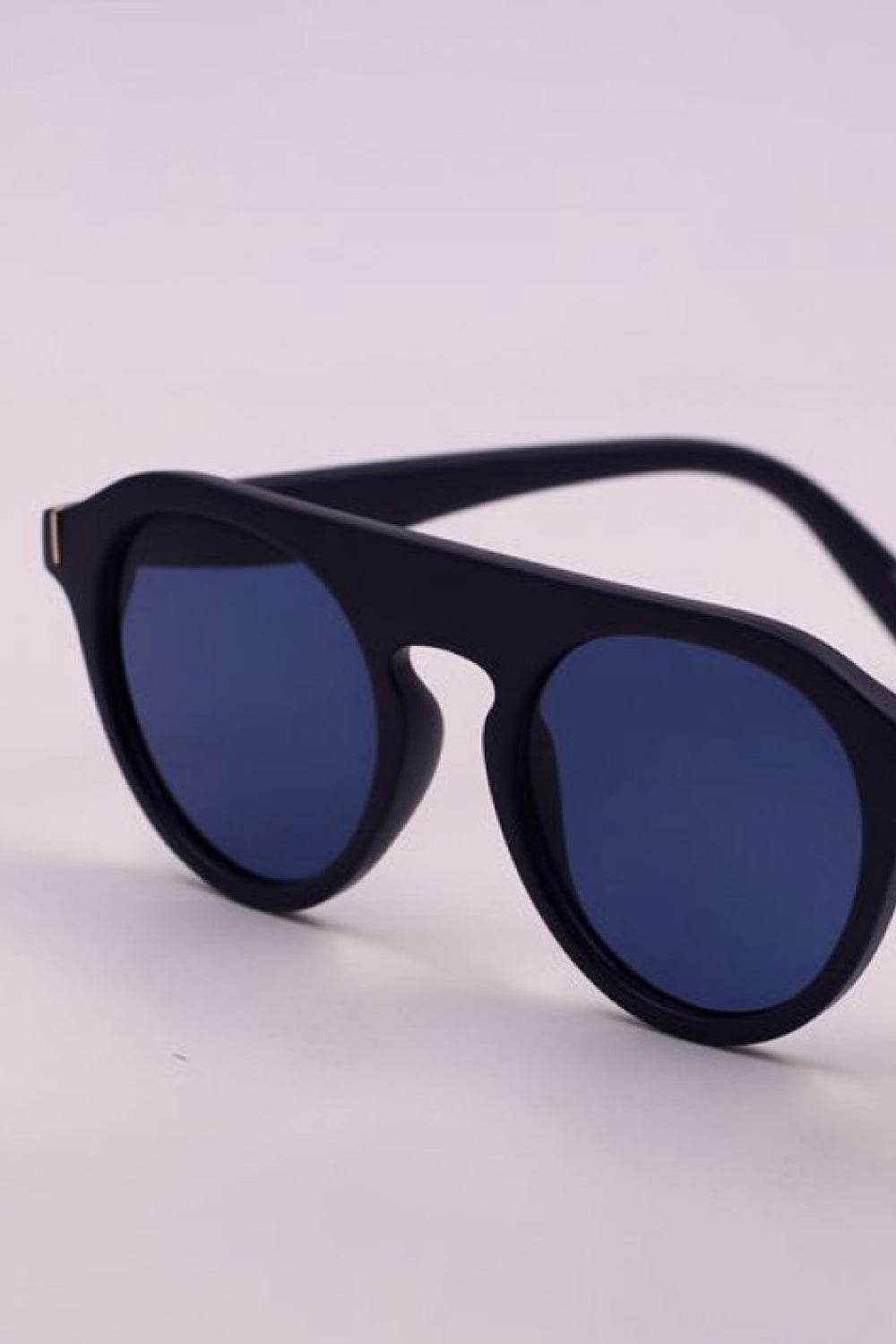 3-Piece Round Polycarbonate Full Rim Sunglasses - Hovatok
