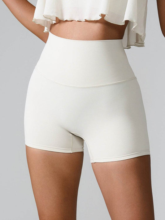 High Waist Active Shorts - Hovatok
