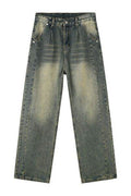 Wide Leg Men's Jeans with Pockets - Hovatok