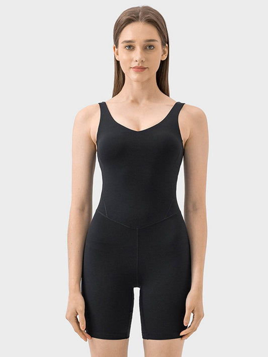 Millennia Wide Strap Active Romper - Hovatok