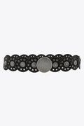Round Shape PU Leather Belt - Hovatok